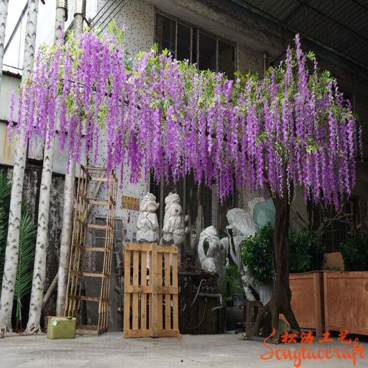 仿真紫藤花仿的“維妙維翹”的秘訣是什么？